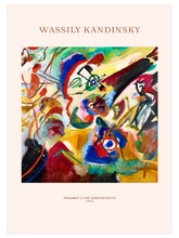 Kandinsky Fragment 2 for Composition VII - Art Print